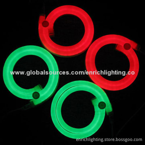 Outdoor Building Decoration Flexible LED Neon Lights, 16 x 28mm Size, 5W/M Power, 80 LEDs/M, IP65New